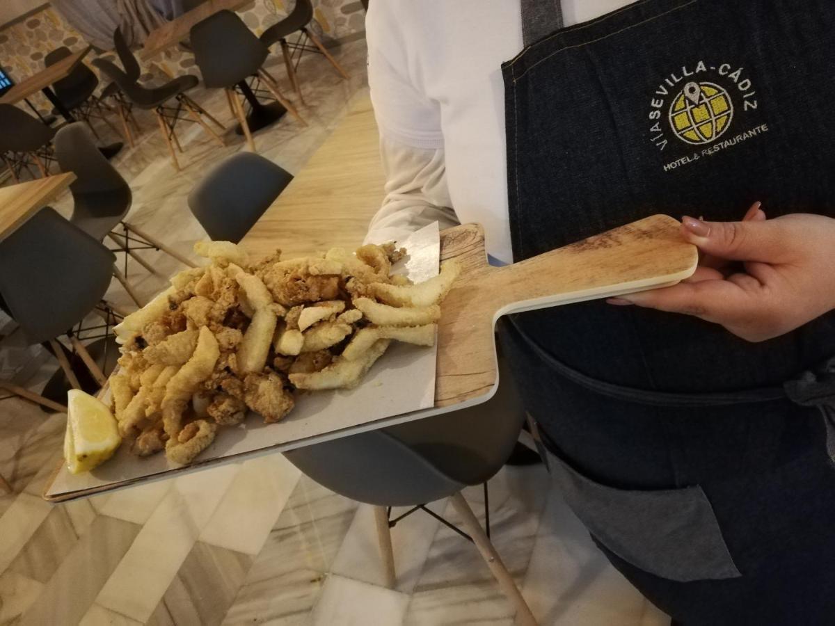 Hotel Restaurante Via Sevilla - Cadiz By Ma 22 Puntos El Cuervo  Luaran gambar
